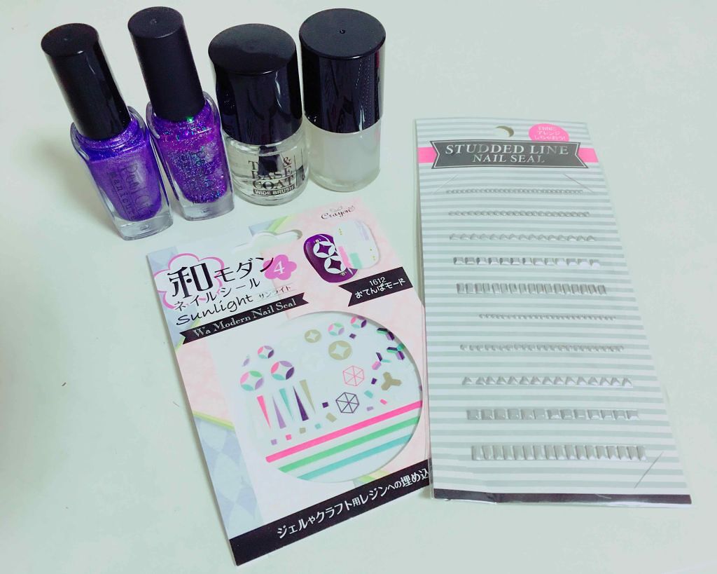 ネイルシール/キャンドゥ/ネイルシールを使ったクチコミ（1枚目）