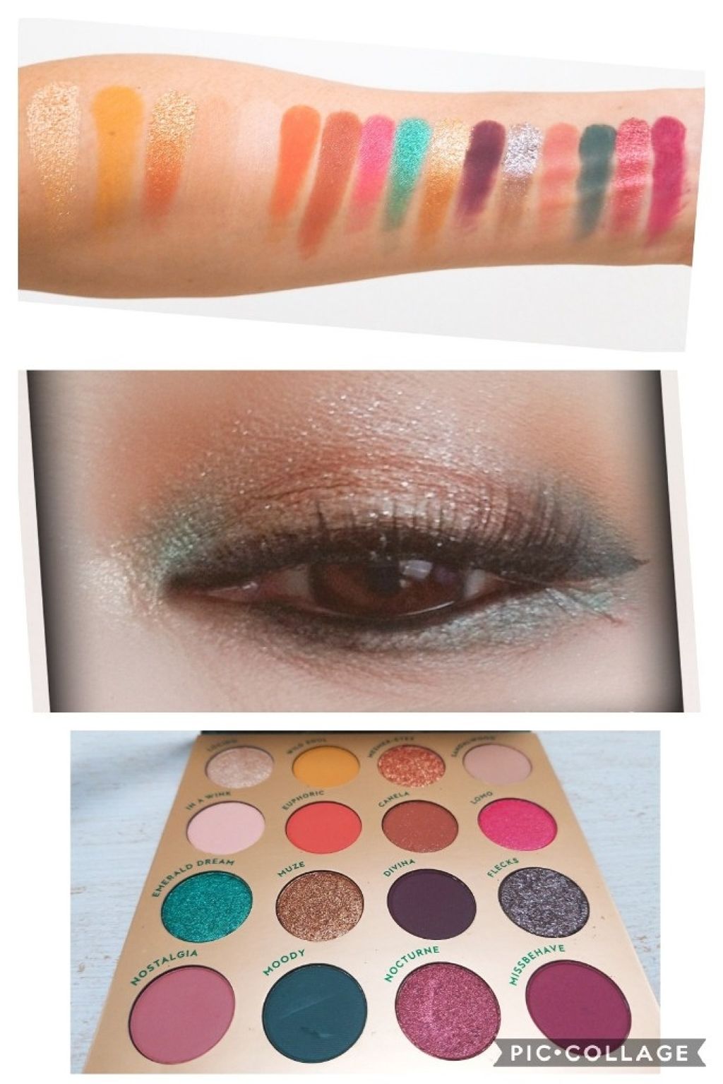 スルーマイアイズ/ColourPop/アイシャドウパレットを使ったクチコミ(2枚目)