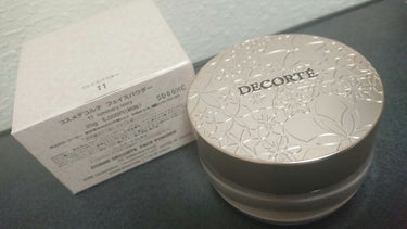 フェイスパウダー 11 luminary ivory/DECORTÉ/ルースパウダーを使ったクチコミ（1枚目）