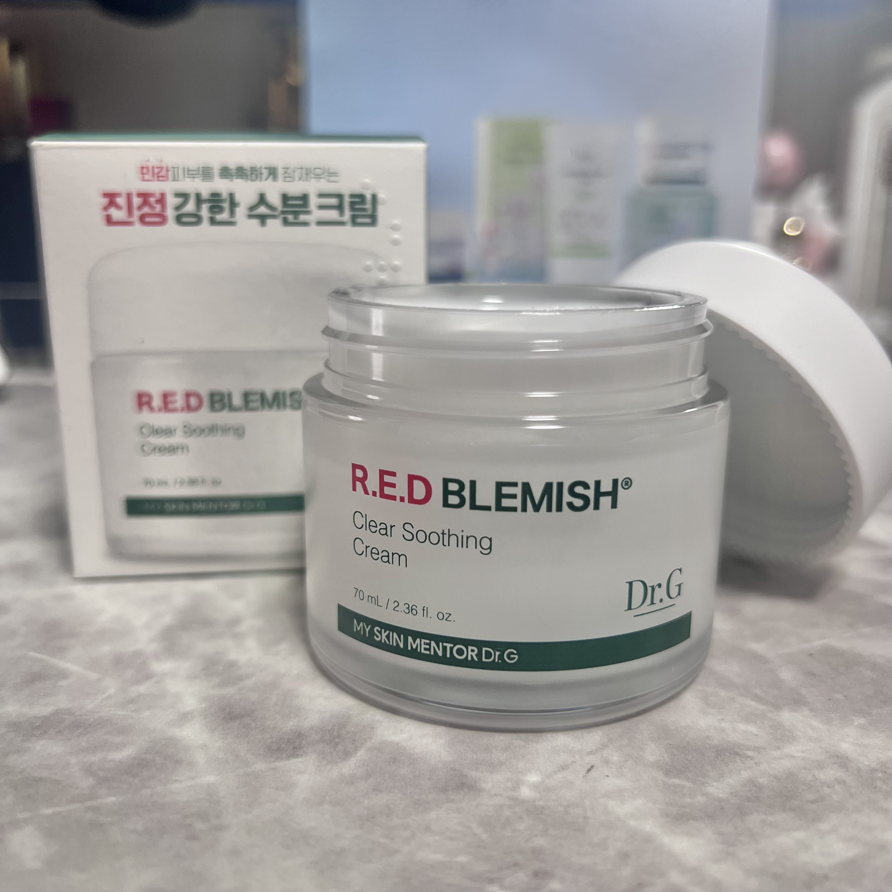 レッドブレミッシュ クリアスージングクリーム/Dr.G/フェイスクリームを使ったクチコミ（1枚目）