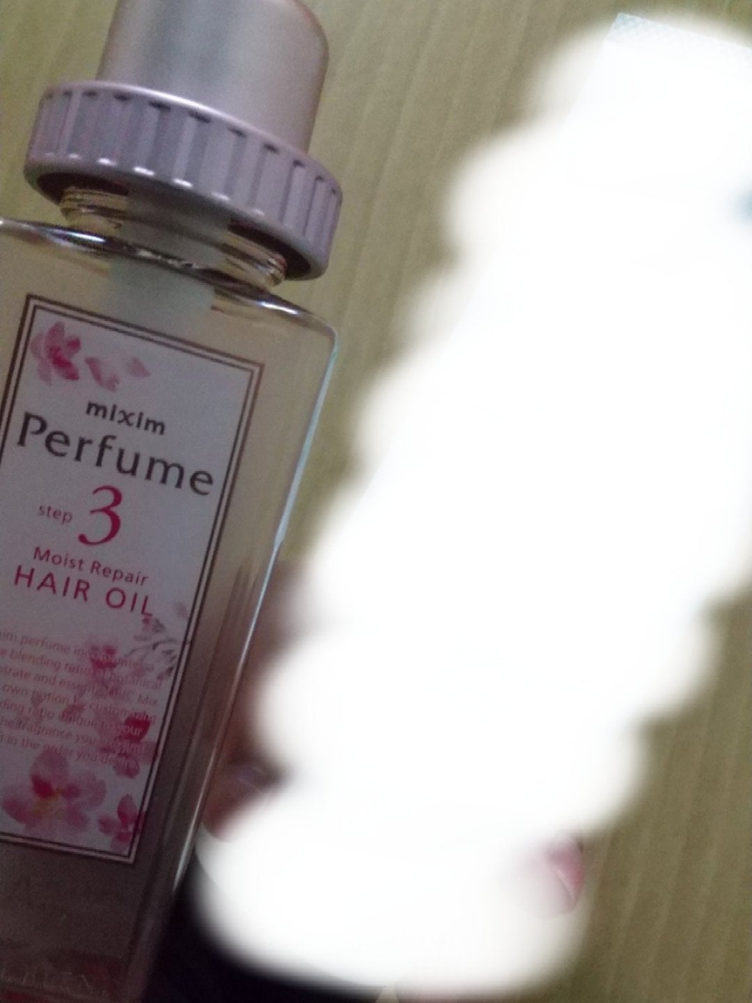 ミクシムパフューム モイストリペア 限定チェリーブロッサム ヘアオイル/mixim Perfume/ヘアオイルを使ったクチコミ(1枚目)
