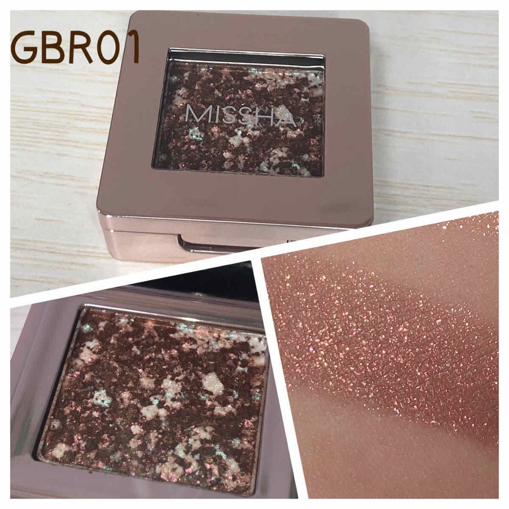 グリッタープリズム シャドウ/MISSHA/グリッターを使ったクチコミ(3枚目)