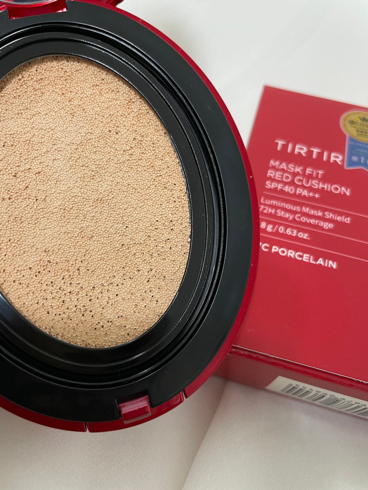 マスク フィット レッド クッション/TIRTIR(ティルティル)/クッションファンデーションを使ったクチコミ(3枚目)