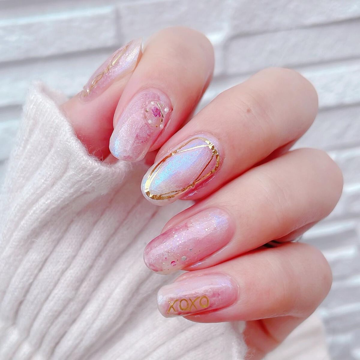 グロッシーコート/スキューズミー/オールインワンネイルを使ったクチコミ（2枚目）