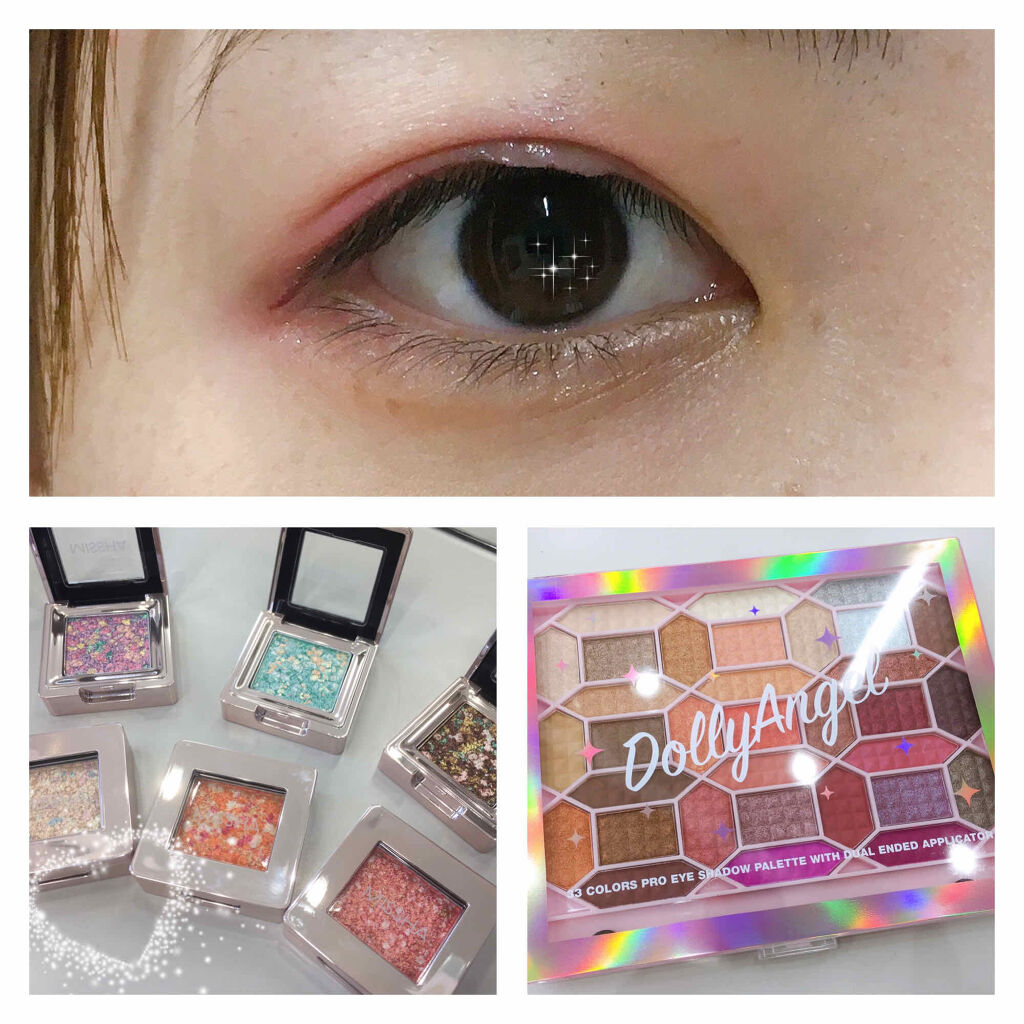 グリッタープリズム シャドウ/MISSHA/グリッターを使ったクチコミ（1枚目）