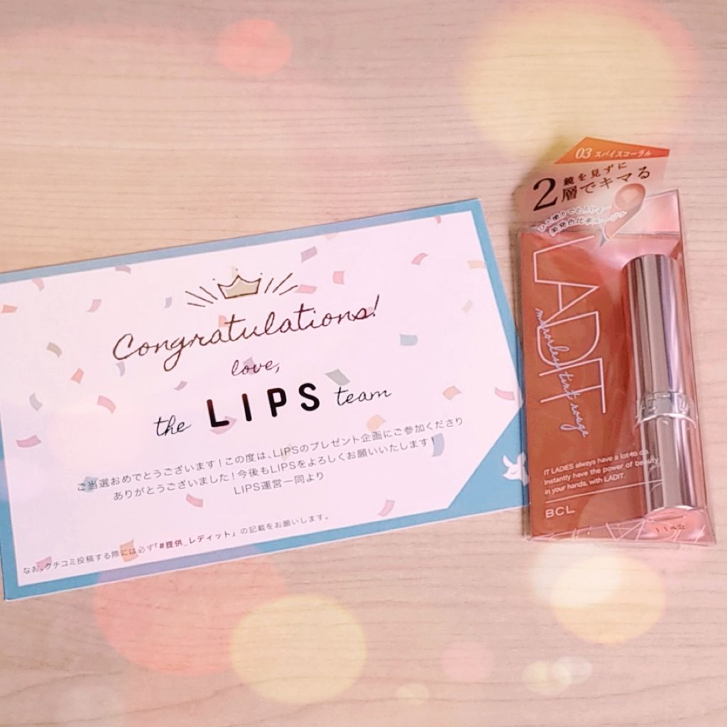 ミラーレスティントルージュ/レディット/リップティントを使ったクチコミ(1枚目)