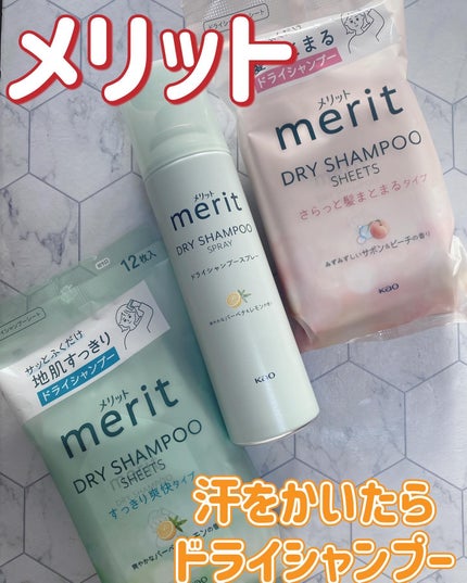 メリット ドライシャンプースプレー/メリット/ドライシャンプーを使ったクチコミ(1枚目)
