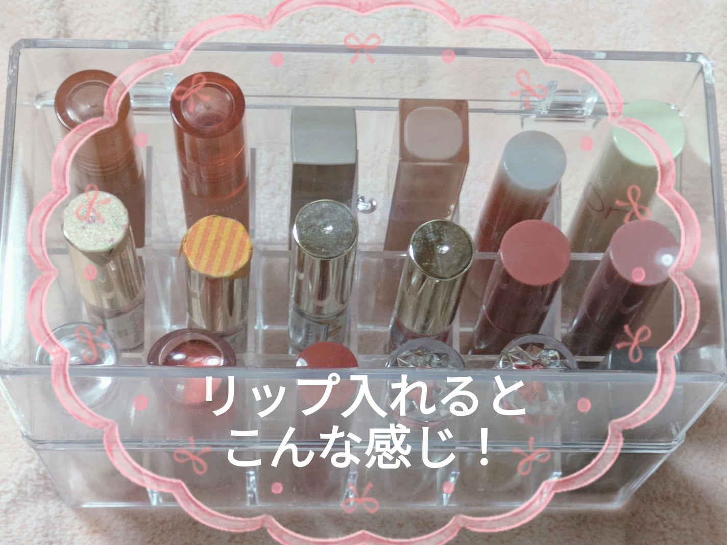 メイクアップパフ(花形、2個、専用ケース付)/DAISO/パフ・スポンジを使ったクチコミ(5枚目)