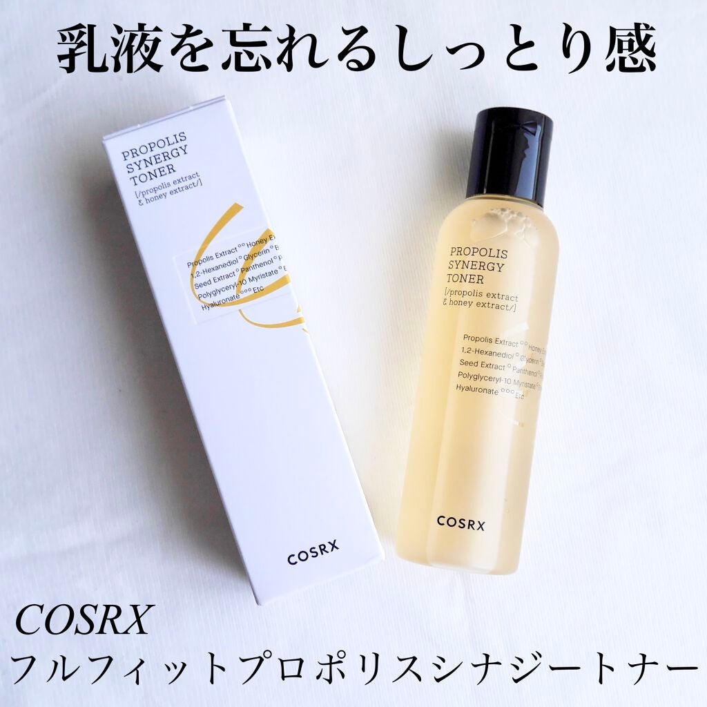 フルフィットプロポリスシナジートナー/COSRX/化粧水を使ったクチコミ(1枚目)