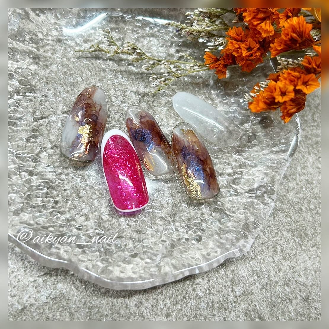 カラージェル/mon petit lapin/ジェルネイルを使ったクチコミ（2枚目）