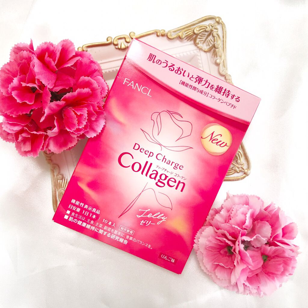 ディープチャージ  コラーゲン スティックゼリー/ファンケル/美容サプリメントを使ったクチコミ（2枚目）