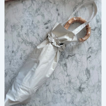 2Wayフリル折りたたみ日傘/MASHURO/日傘を使ったクチコミ(5枚目)