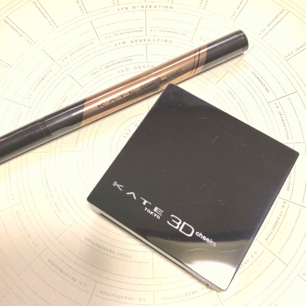 3Dコントラスティングチークス/KATE/パウダーチークを使ったクチコミ（1枚目）