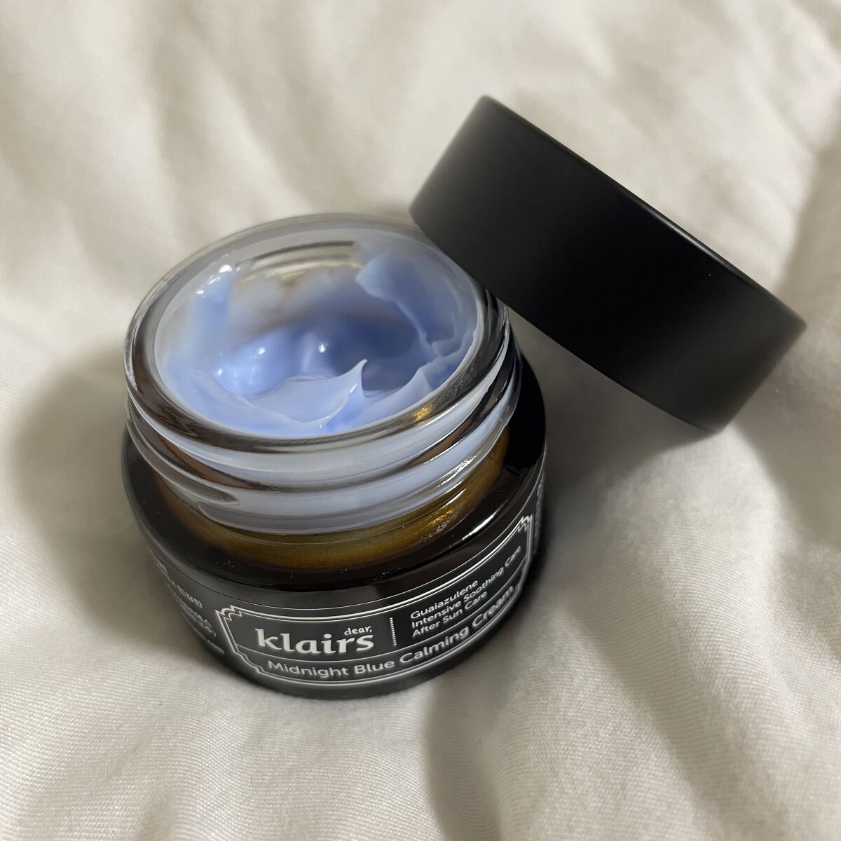ミッドナイトブルーカーミングクリーム/Klairs/フェイスクリームを使ったクチコミ（2枚目）