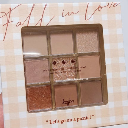 KEYBO FALL IN LOVE SHADOW PALETTE/keybo/アイシャドウパレットを使ったクチコミ(8枚目)