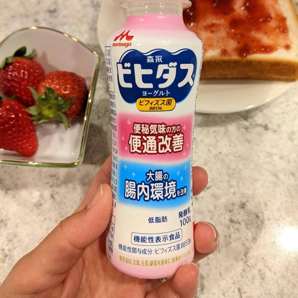 ビヒダスヨーグルト便通改善/ビヒダス/飲むヨーグルトを使ったクチコミ(2枚目)
