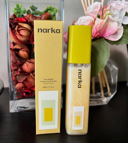 クリーミーベールヘアミスト サンセットハニー/narka/ヘアミストを使ったクチコミ(1枚目)