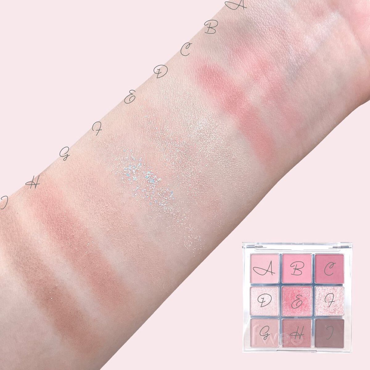 フィーアイパレットガラス/fwee/アイシャドウパレットを使ったクチコミ(3枚目)