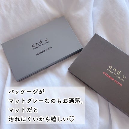 and U アイシャドウパレット/and U/アイシャドウパレットを使ったクチコミ(5枚目)