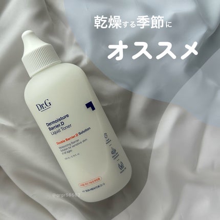 ザモイスチャーバリアDリキッドトナー/Dr.G/化粧水を使ったクチコミ(1枚目)