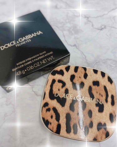 フェリンアイズ インテンスアイシャドウ クアッド/DOLCE&GABBANA BEAUTY/パウダーアイシャドウを使ったクチコミ（2枚目）