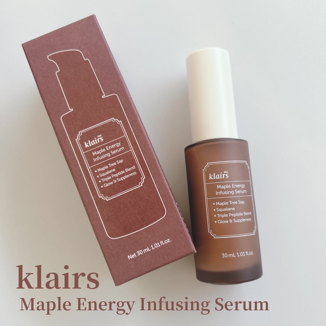メープルエナジーインフュージングセラム/Klairs/美容液を使ったクチコミ（1枚目）