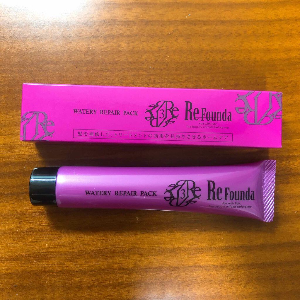 リファンデウォータリーリペアパック しっとり/サロンシャンプー/ヘアマスク・ヘアパックを使ったクチコミ(1枚目)