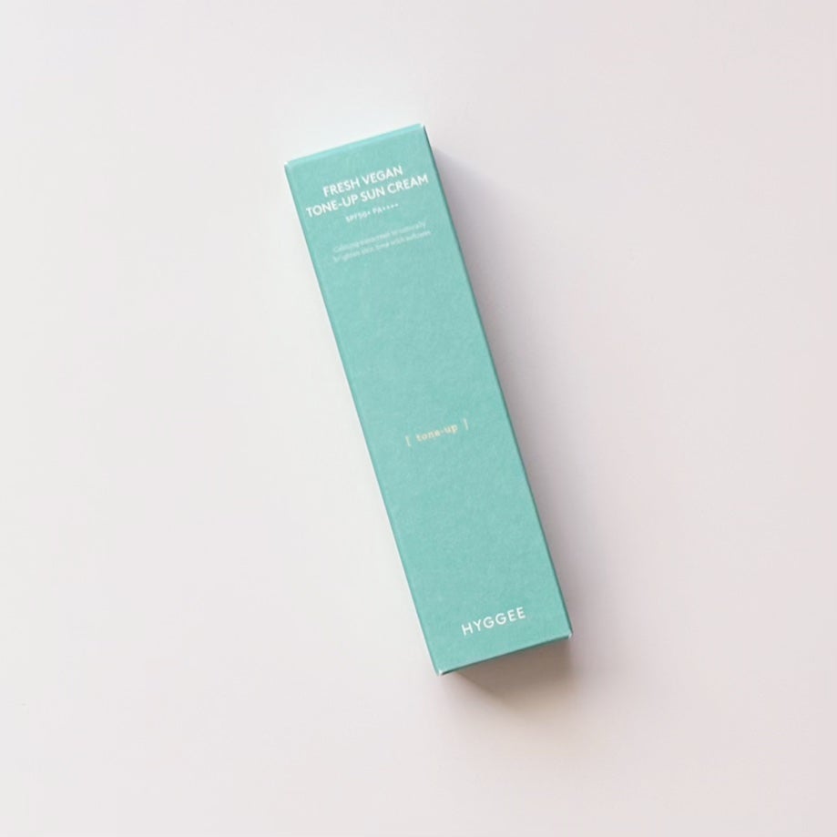 フレッシュヴィーガントーンアップサンクリーム/HYGGEE/日焼け止めクリームを使ったクチコミ(3枚目)