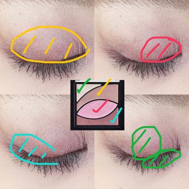 UR GLAM　VELVET EYE COLOR PALETTE バーガンディ/U R GLAM/パウダーアイシャドウを使ったクチコミ（2枚目）