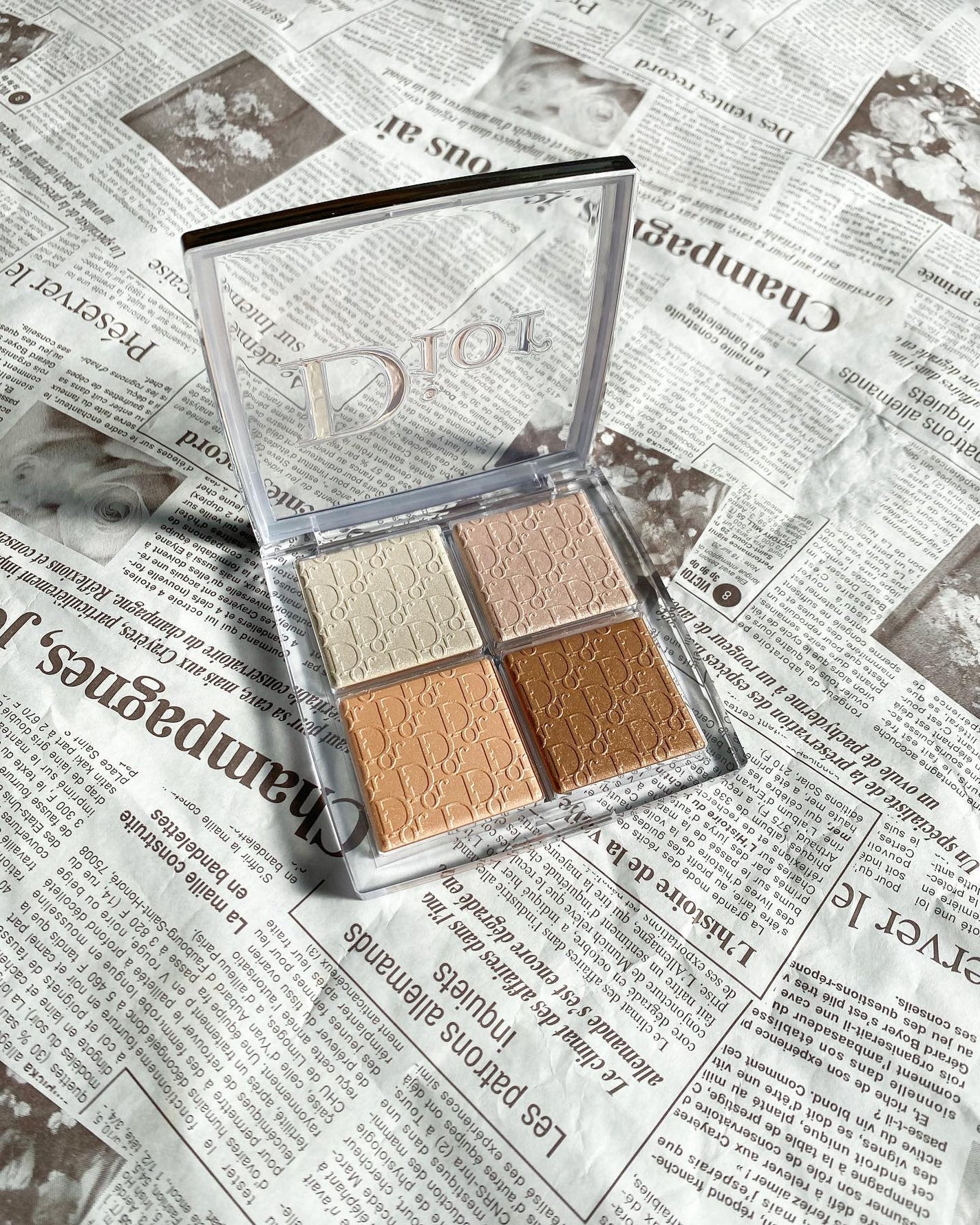 ディオール バックステージ フェイス グロウ パレット/Dior/ハイライトを使ったクチコミ(2枚目)