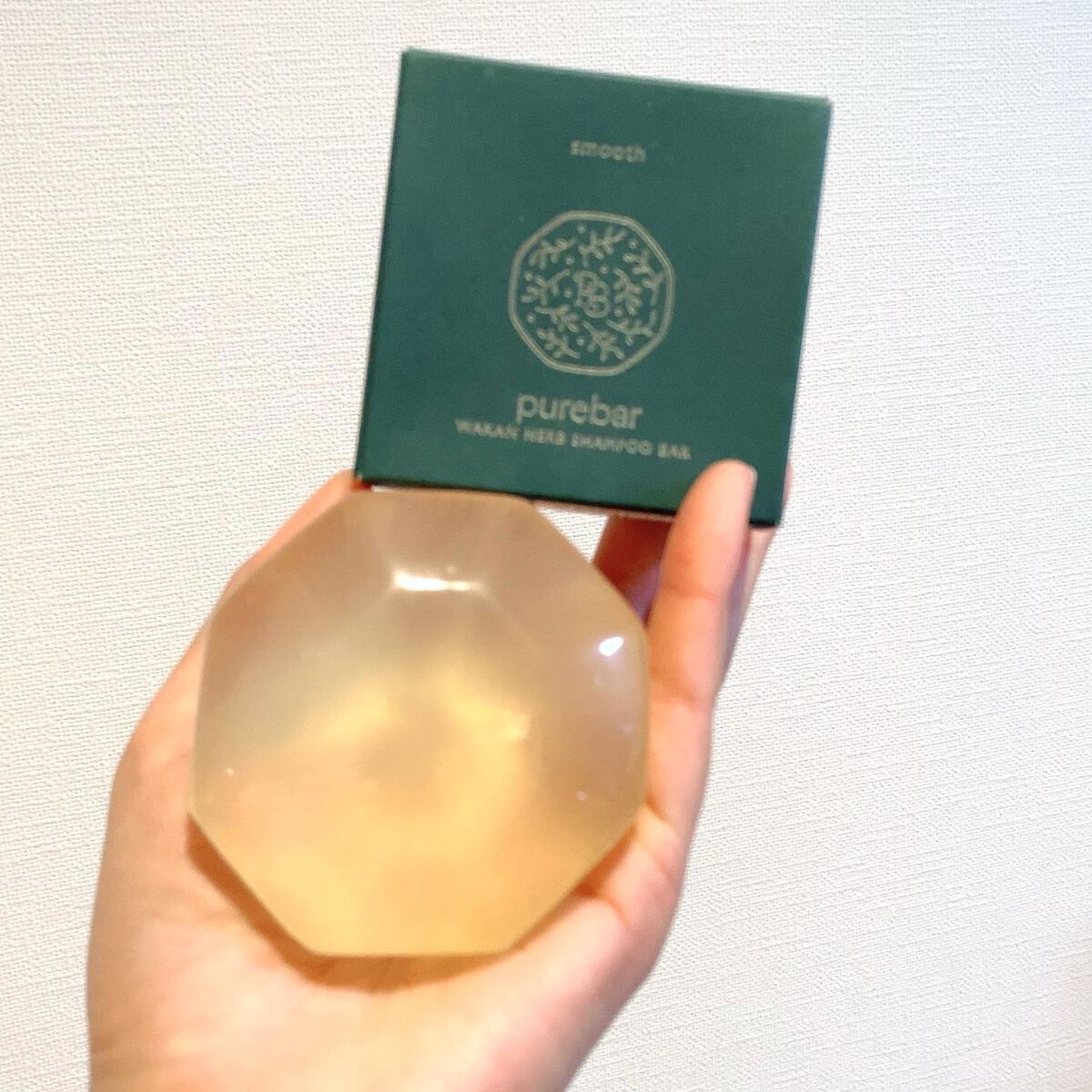 ピュアバー 和漢ハーブシャンプーバー スムース/purebar/市販シャンプーを使ったクチコミ（1枚目）