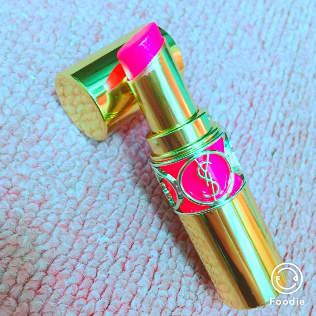 ルージュ ヴォリュプテ シャイン/YVES SAINT LAURENT BEAUTE/口紅を使ったクチコミ(1枚目)