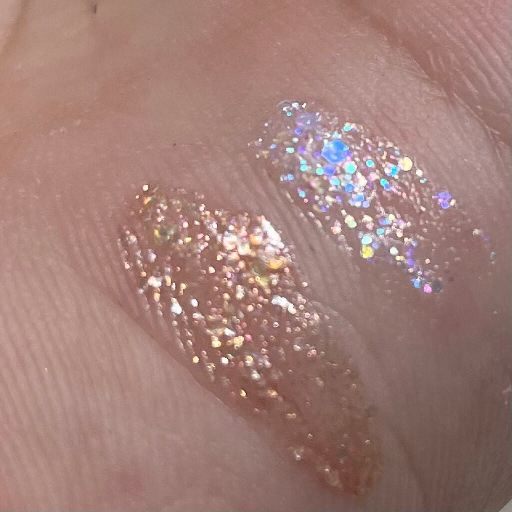 シュガー トゥインクル リキッド グリッター/PERIPERA/グリッターを使ったクチコミ(7枚目)