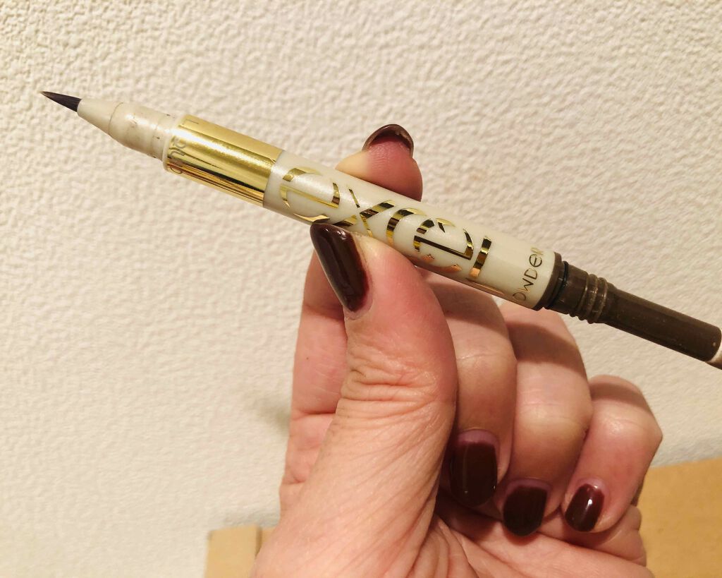 ロングラスティングアイブロウ/excel/リキッドアイブロウを使ったクチコミ（2枚目）