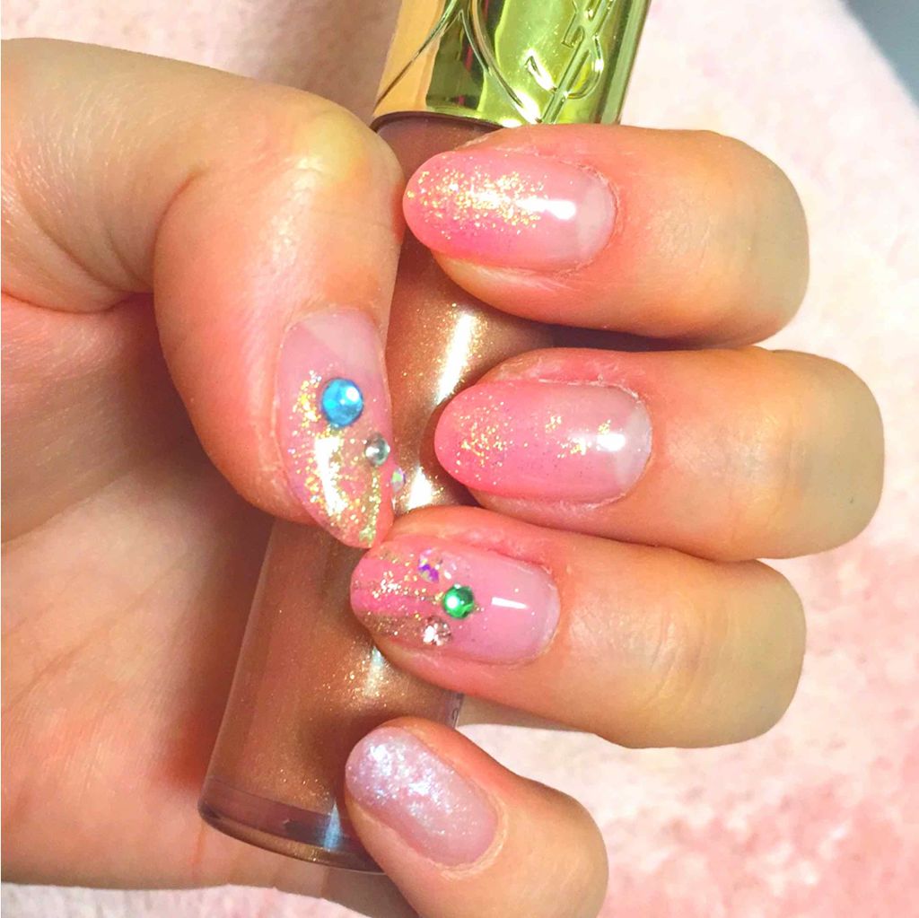 三上 on LIPS 「ジェルネイル練習中💦#はじめての投稿#ネイル#ジェルネイル..」(1枚目)