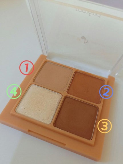 ベターザンアイズ/rom&nd/アイシャドウパレットを使ったクチコミ(3枚目)