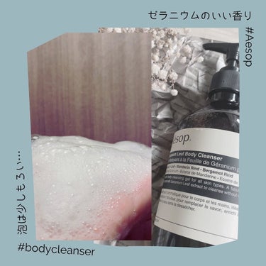 ボディ クレンザー 500ml/Aesop/ボディソープを使ったクチコミ（2枚目）