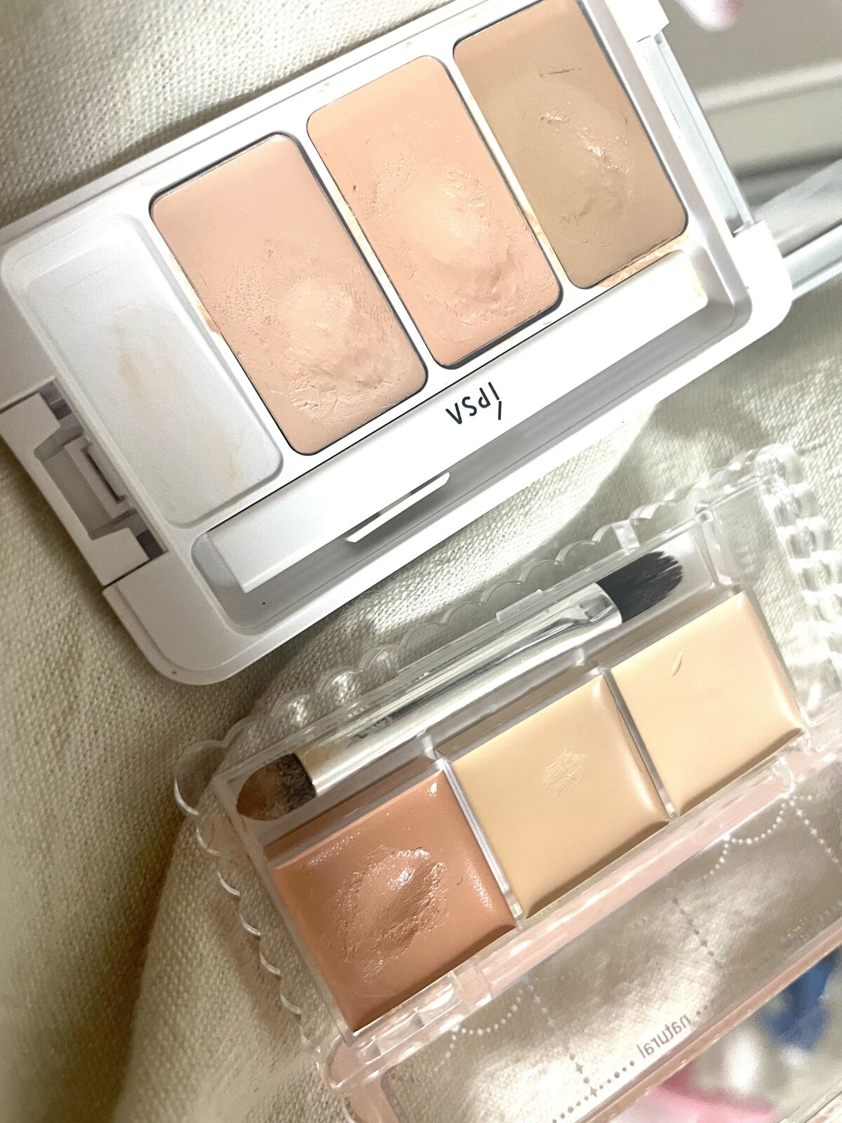 カラーミキシングコンシーラー/キャンメイク/パレットコンシーラーを使ったクチコミ（2枚目）