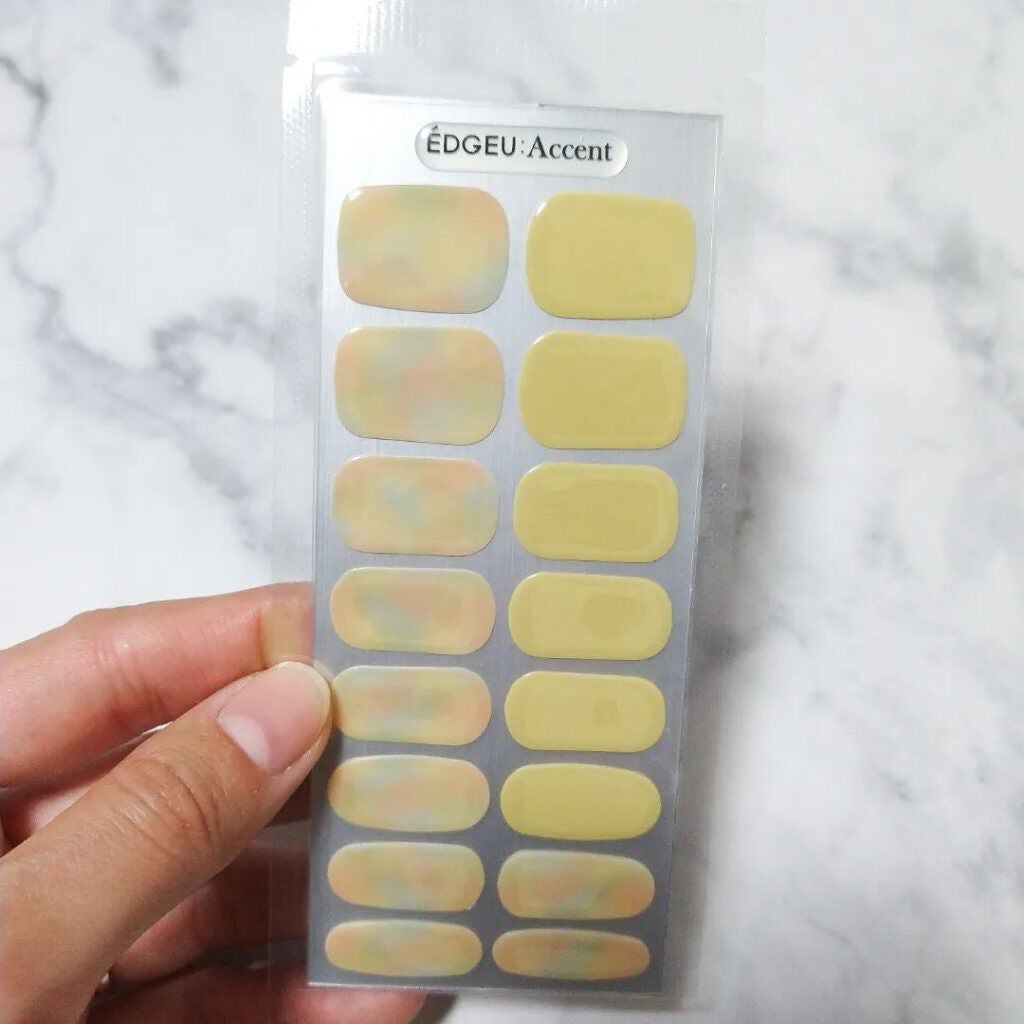 EDGEU ジェルネイルシール/EDGEU/ネイルシールを使ったクチコミ(5枚目)