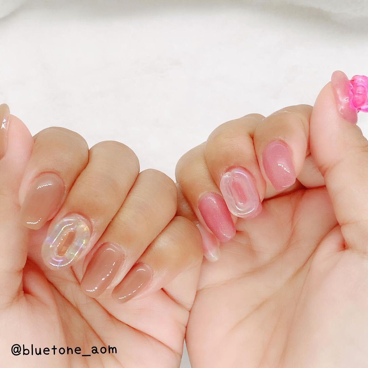 ジェルネイル（ライト対応）/セリア/ジェルネイルを使ったクチコミ（3枚目）