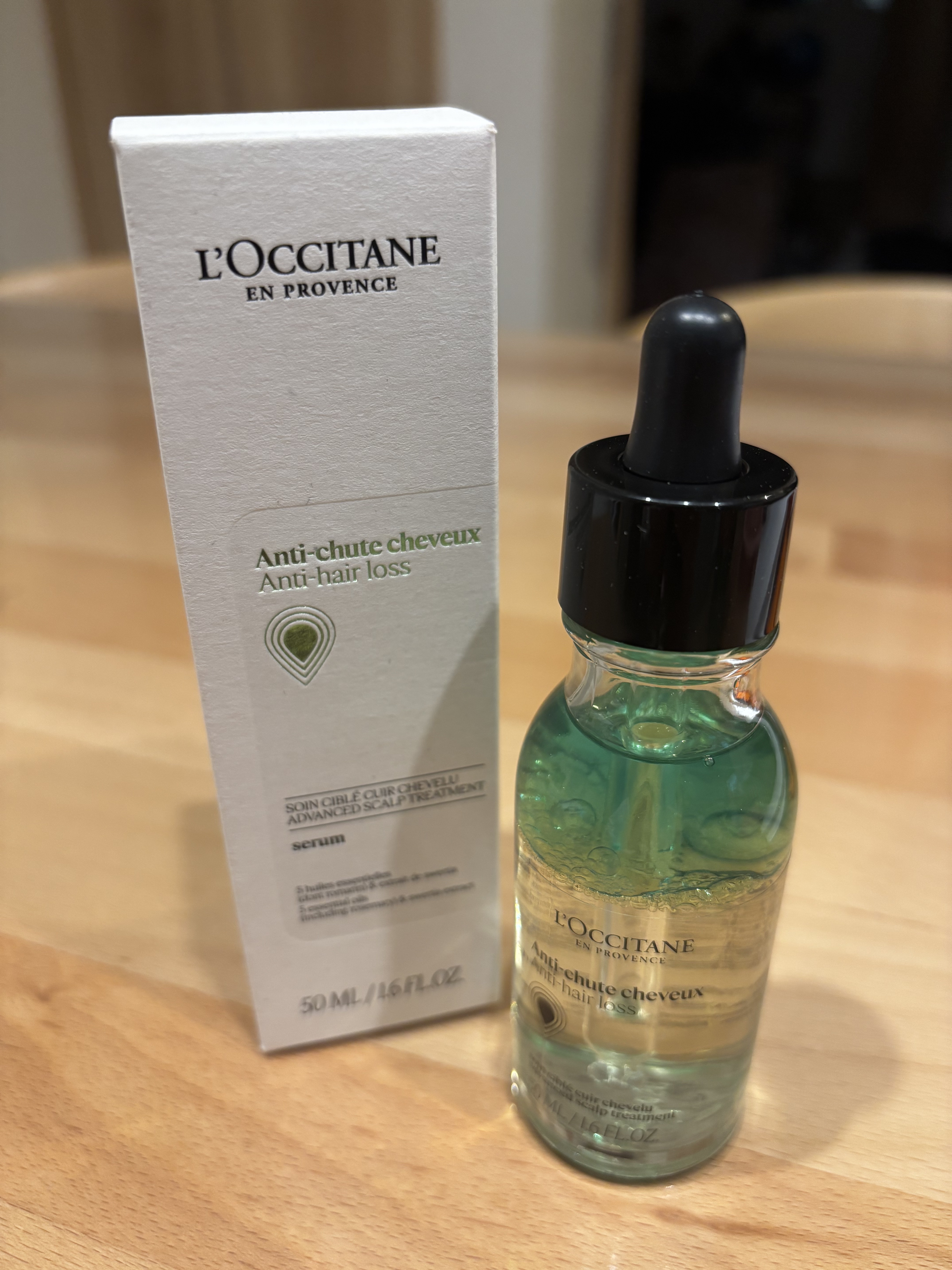 薬用 メディカル アンチヘアロスセラム/L'OCCITANE/頭皮ローションを使ったクチコミ（1枚目）