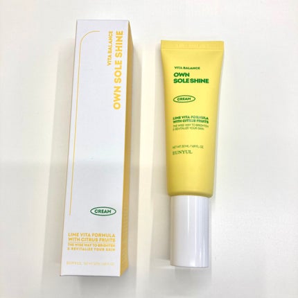 EUNYUL ビタバランスオウンソールシャインフェイシャルクリームのクチコミ「しっとりとしたテクスチャーだけど重すぎないし伸びもいい!
時間がたった後でもほんのり柑橘系の.....」(2枚目)