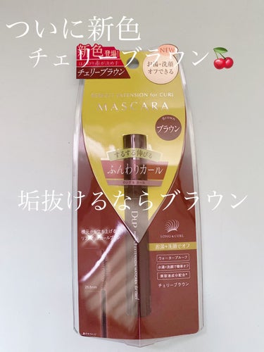 🍒D-UPパーフェクトエクステンション マスカラ for カール  新色チェリーブラウン🍒


こんにちは！今回はマスカラをレビューします
いつも愛用しているD-UPさんから新色がでました👏
私の好きな