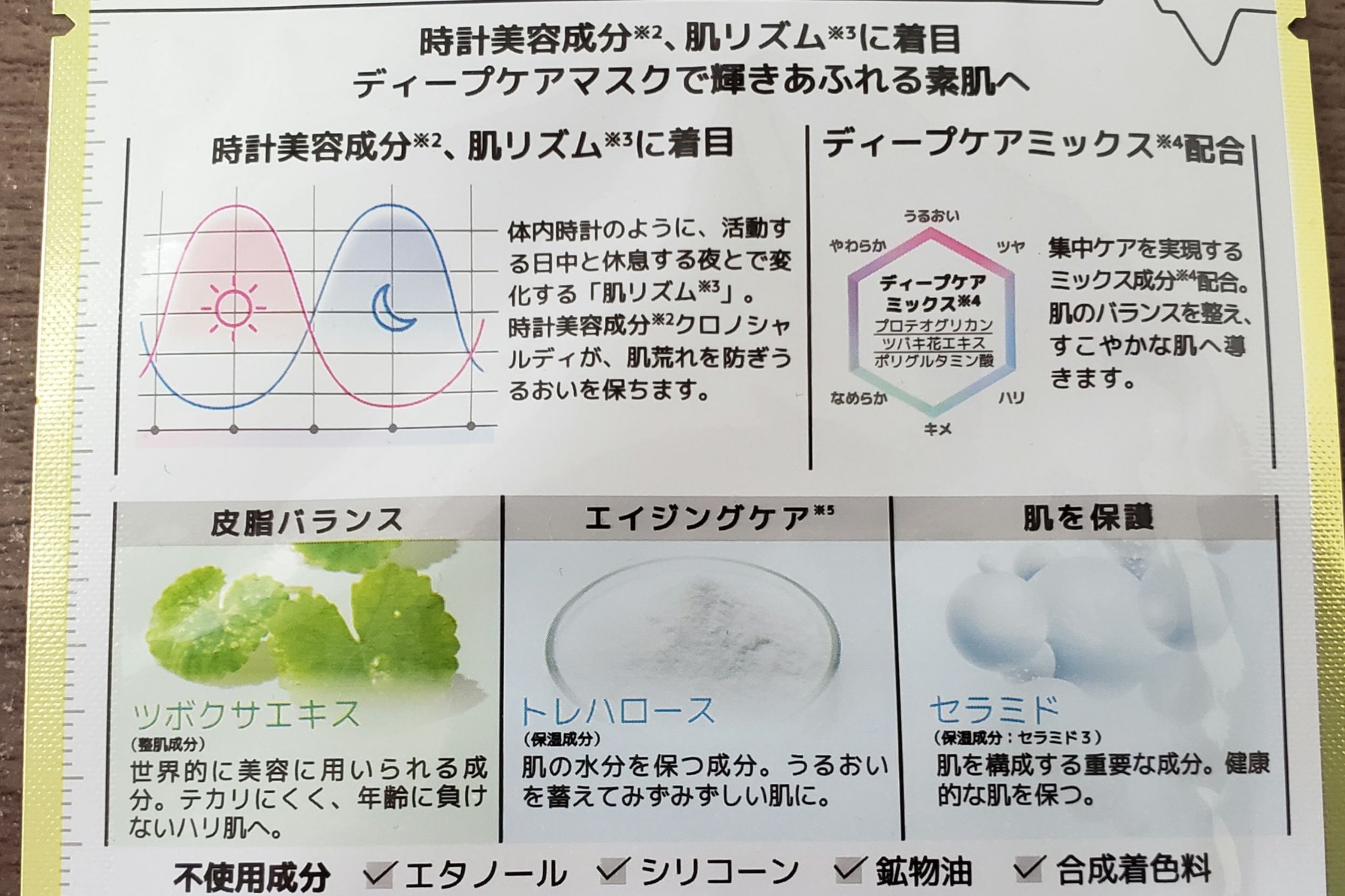 サンスマイル リズム ディープケアマスク ツボクサのクチコミ「　皆さんおはようございます。isです。帰省の片付けをしたり、お土産の仕分けをしたり、うっかり寝.....」（2枚目）