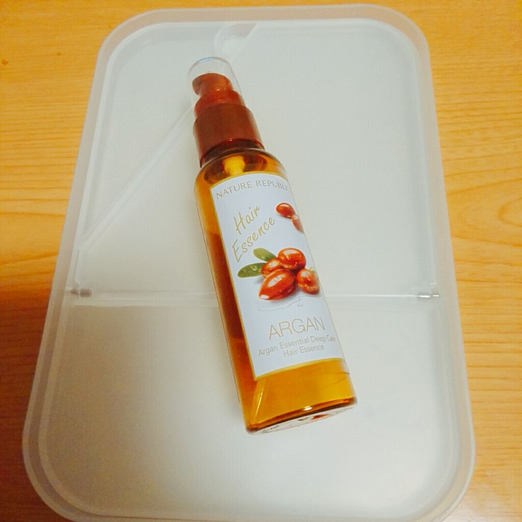 アルガンエッセンシャル ヘアオイル/ネイチャーリパブリック/ヘアオイルを使ったクチコミ(1枚目)