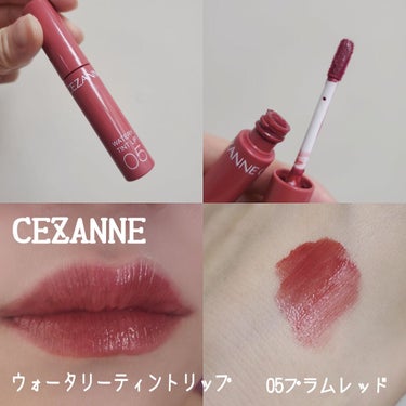 ウォータリーティントリップ 05 プラムレッド/CEZANNE/口紅を使ったクチコミ（1枚目）