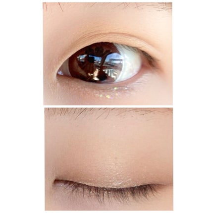 リキッド グリッター シャドウ/rom&nd/グリッターを使ったクチコミ(2枚目)