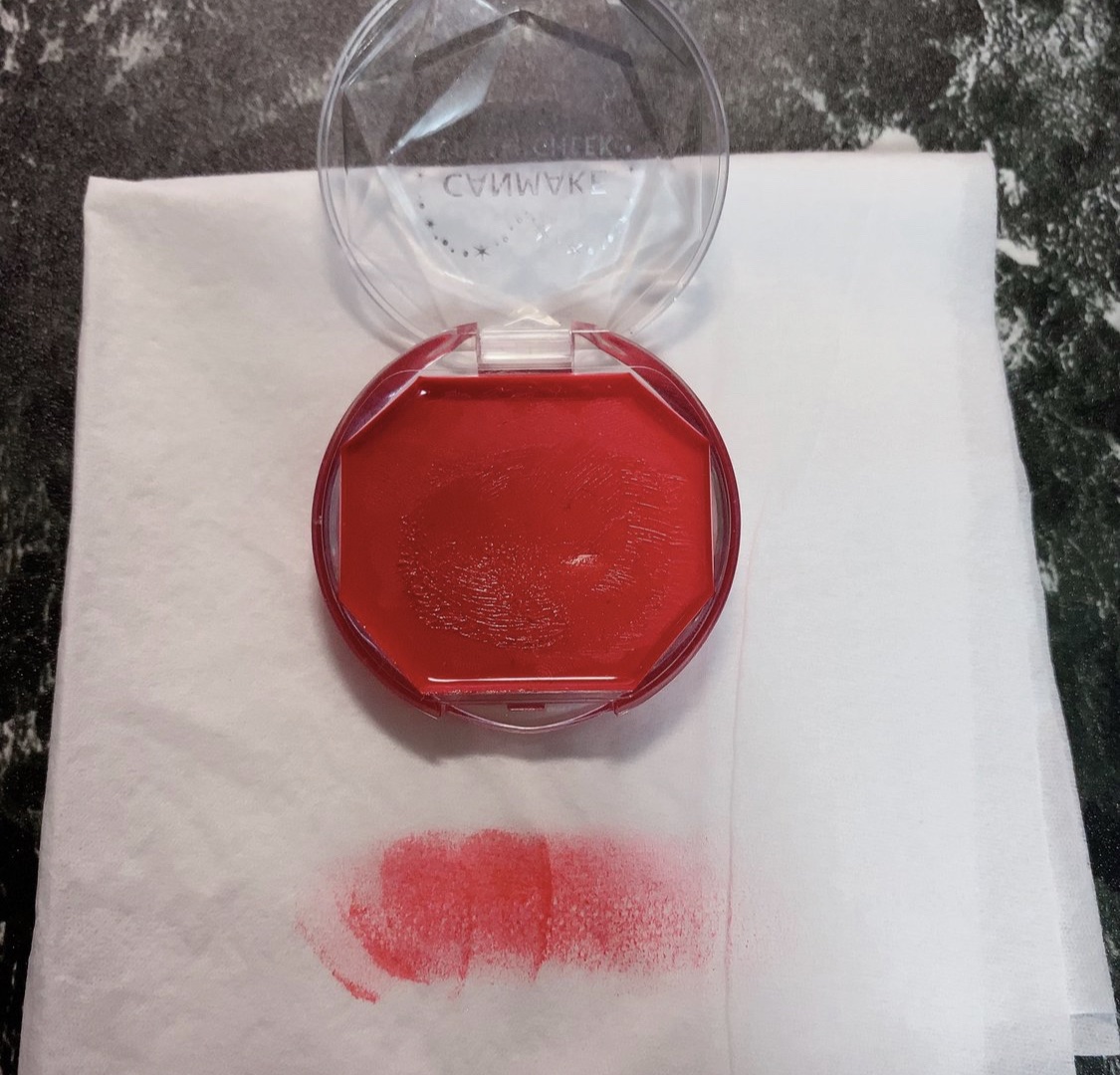 クリームチーク（クリアタイプ）/キャンメイク/ジェル・クリームチークを使ったクチコミ（2枚目）