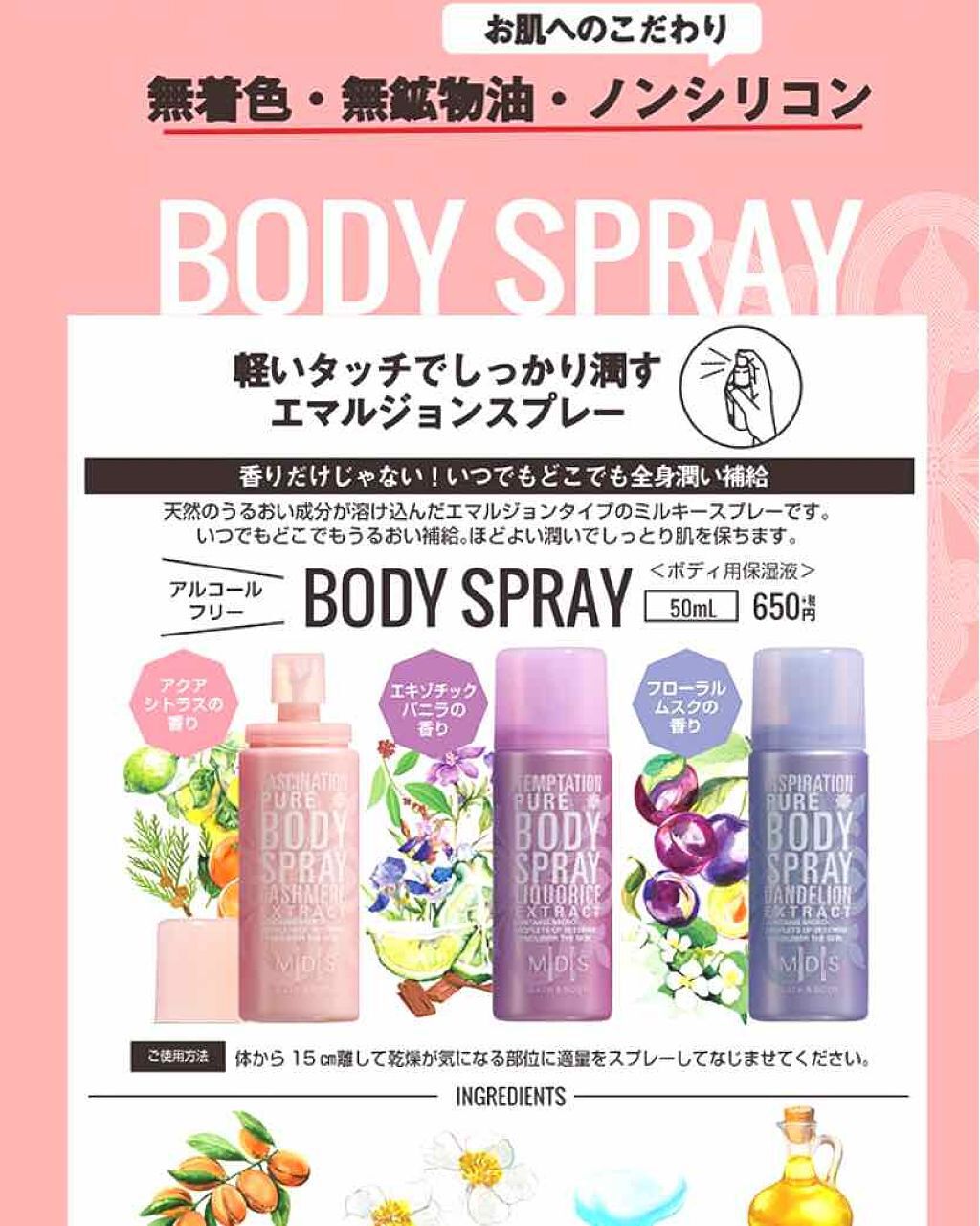 マデス ボディースプレーT/ときわ商会/ボディローションを使ったクチコミ（3枚目）