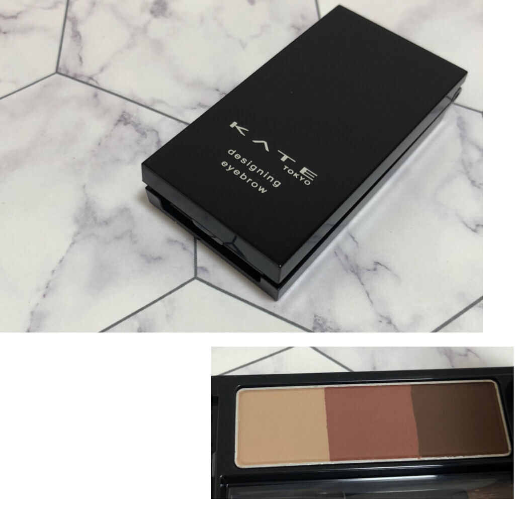 ケイト デザイニングアイブロウ3D/KATE/パウダーアイブロウを使ったクチコミ（2枚目）